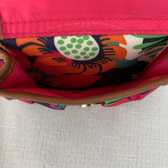 Green Living LILY BLOOM Floral Fiesta Cross Body Shoulder Bag - Picture 6 of 13